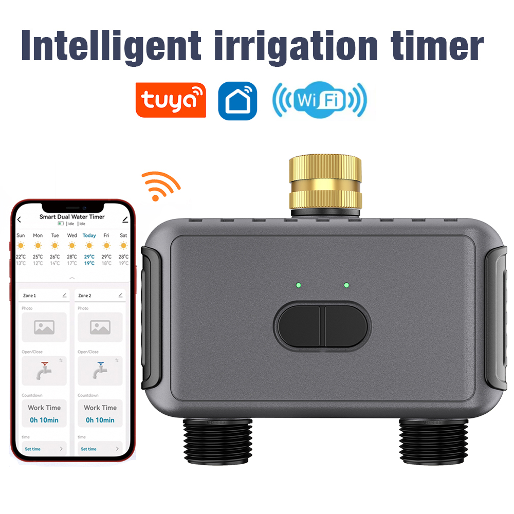 Smart Garden Keeper - Wifi Automatic Water Timer Dual Hose
