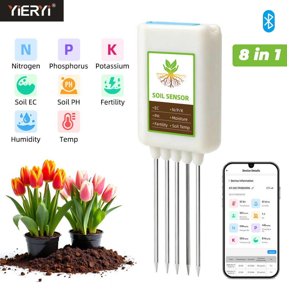 Smart Garden Greenhouse - Yieryi Bluetooth 8 in 1 Soil