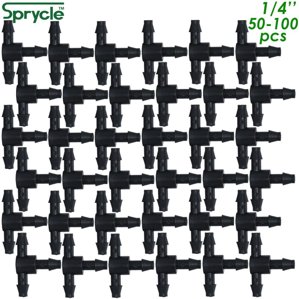 Smart Garden Hub - SPRYCLE 20-100PCS Barbed Tee 3-Way Joint