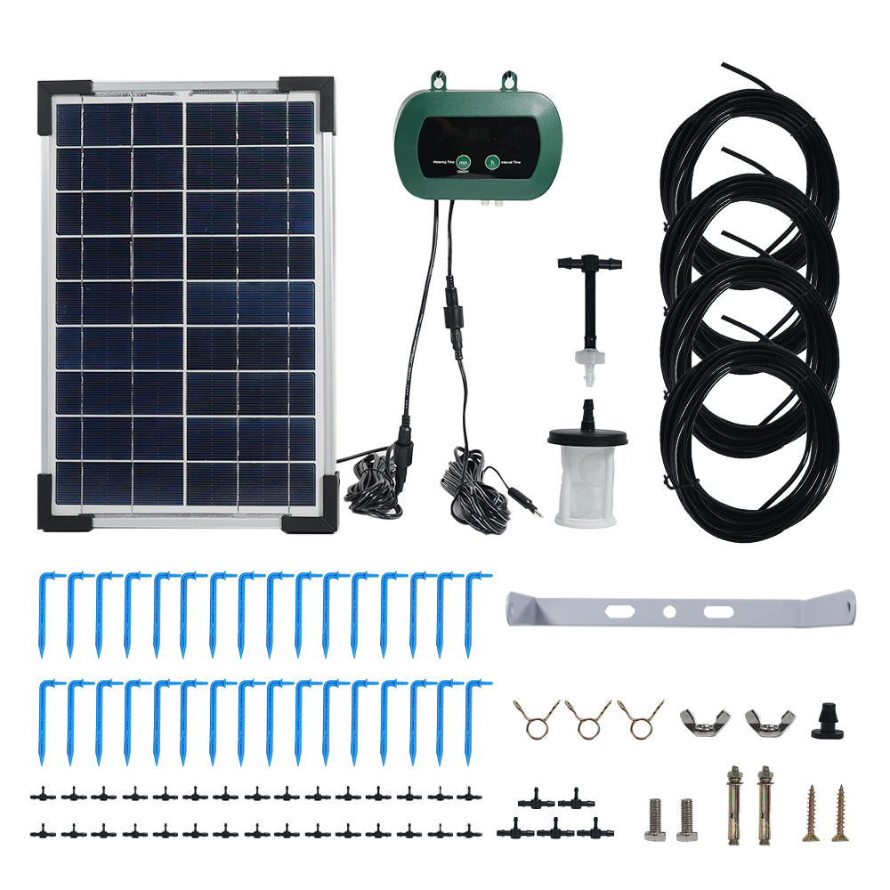 Smart Garden Greenhouse - Solar Hydroponics Equipment Micro Drip Pumps