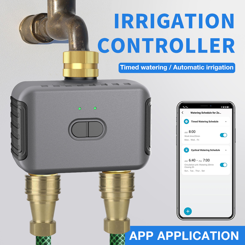 Smart Garden Zone - Tuya 2 Zone Watering Timer Garden
