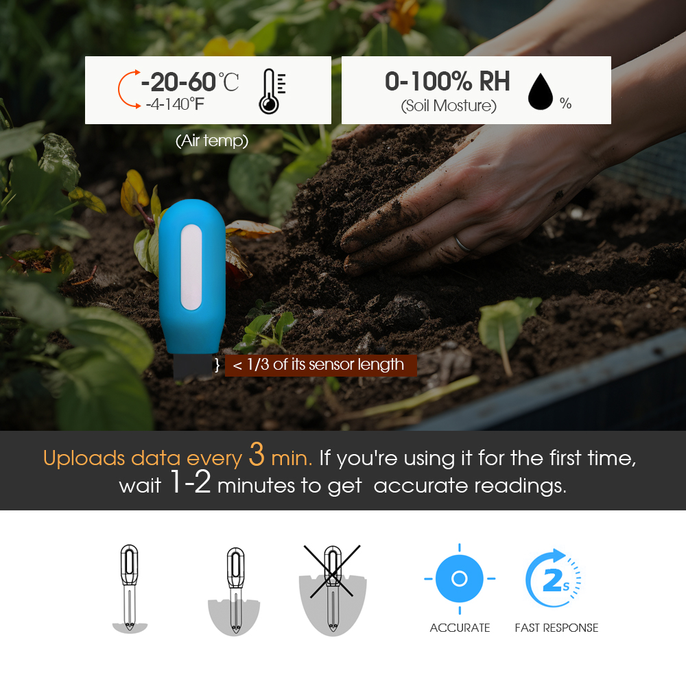 Smart Zigbee Soil Sensor for H - Smart Garden Greenhouse ulasan dan harga