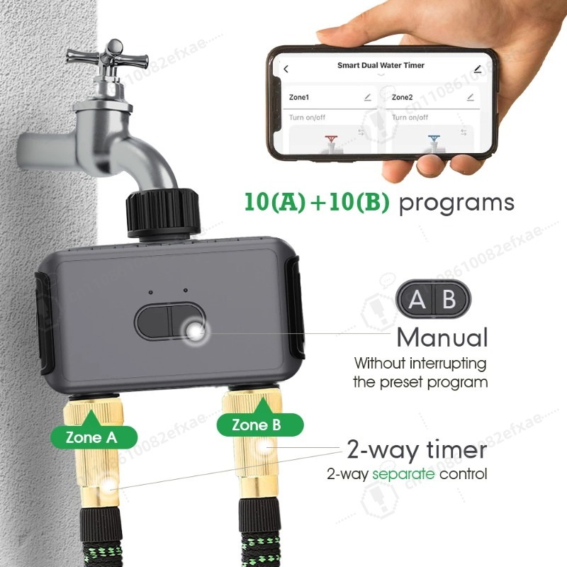 Dual Zone Smart WiFi Irrigatio - Smart Garden Zone ulasan dan harga