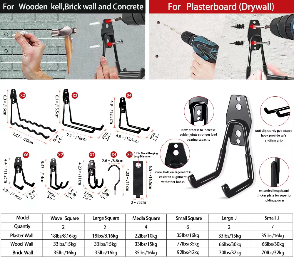 Heavy Duty Metal Hook Garage O - Smart Garden Storage ulasan dan harga