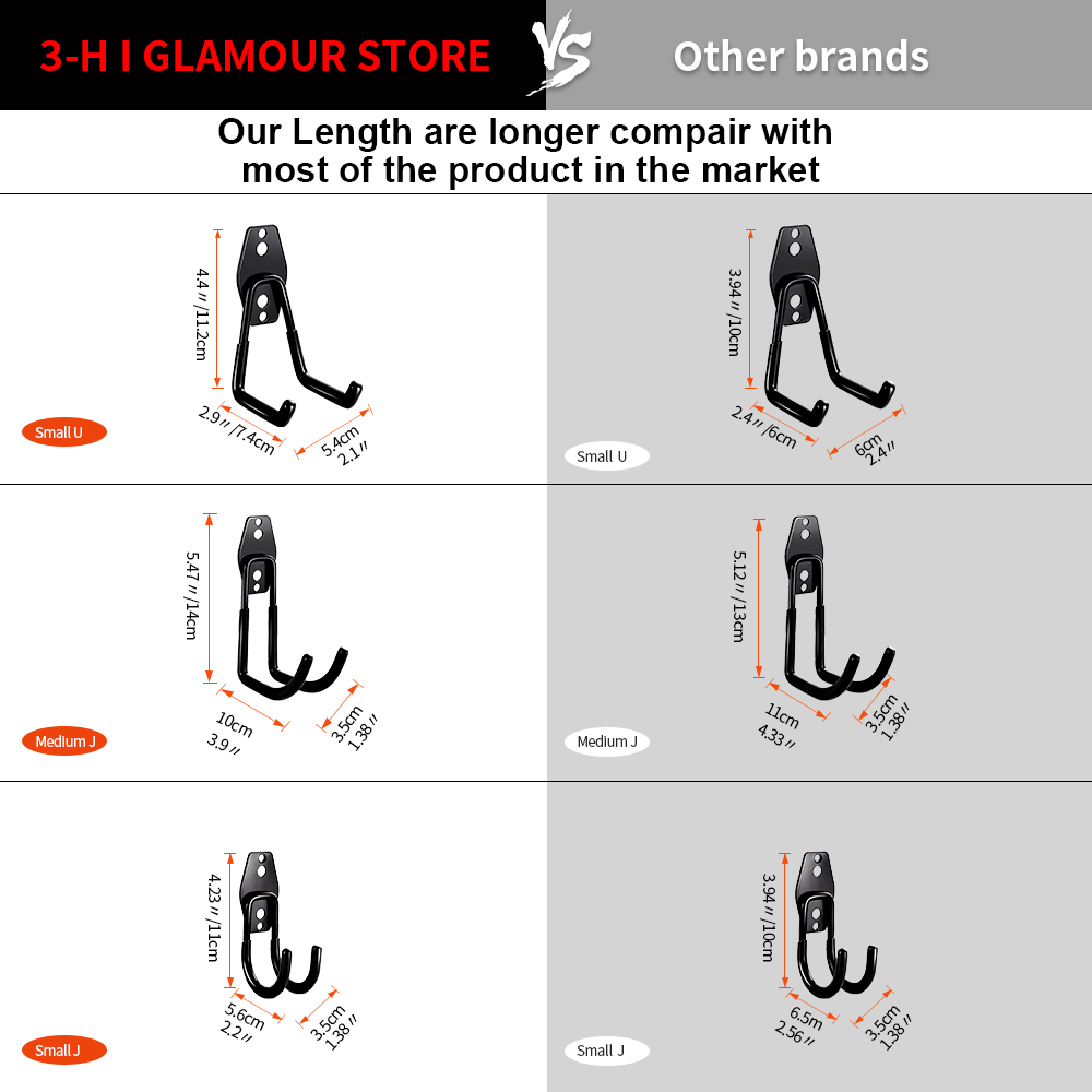 Heavy Duty Metal Hook Garage O - Smart Garden Storage ulasan dan harga