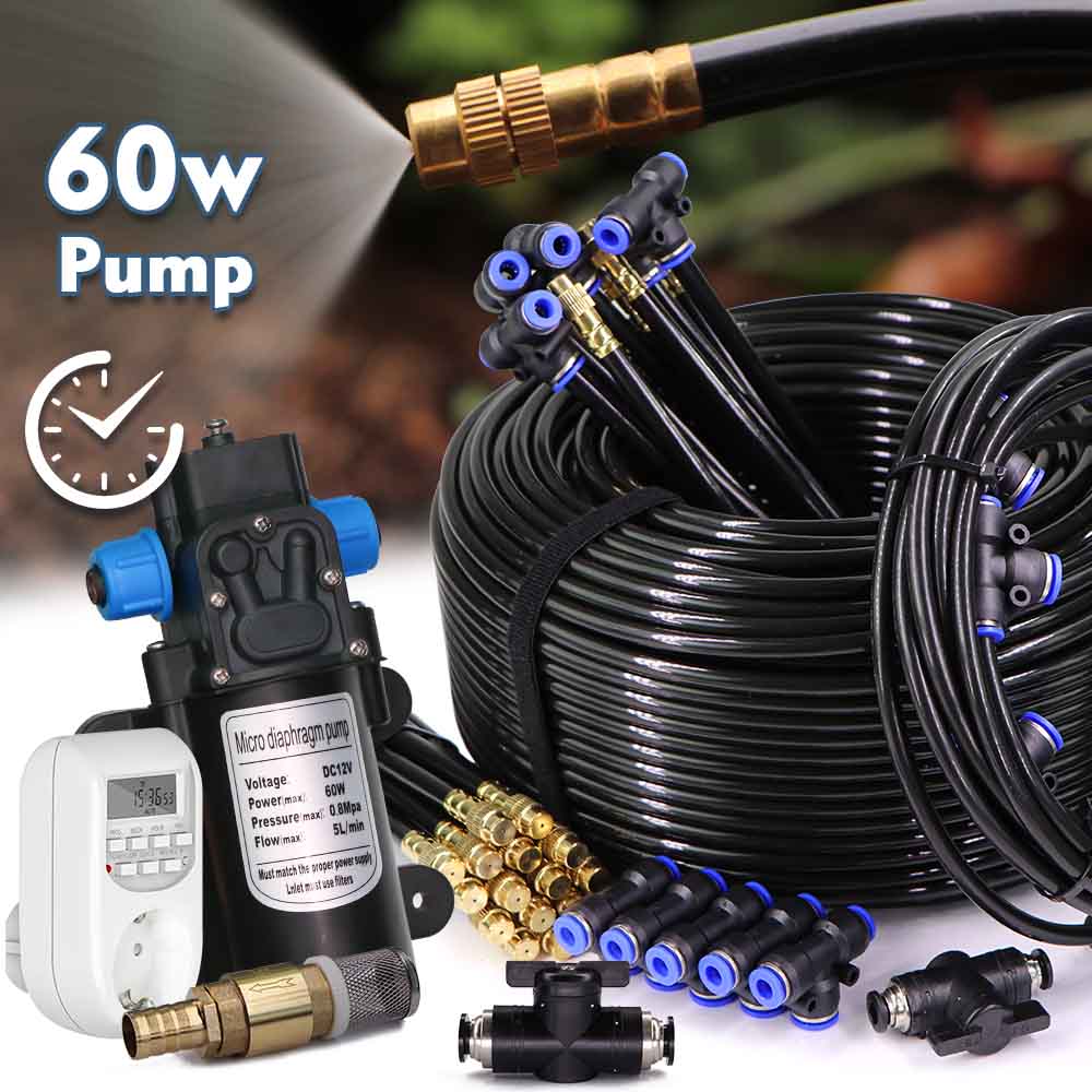 60w Self-priming Pump Misting  - Smart Garden Keeper ulasan dan harga