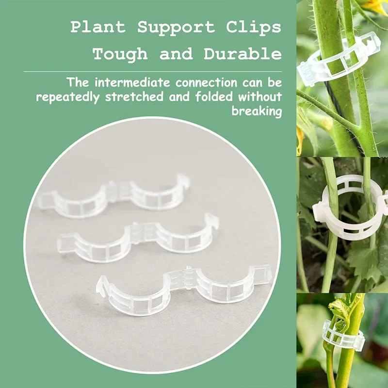 100PCS Plant Fixing Clips Reus - Smart Garden Hub ulasan dan harga