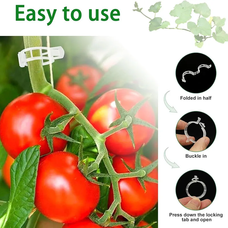 100PCS Plant Fixing Clips Reus - Smart Garden Hub ulasan dan harga
