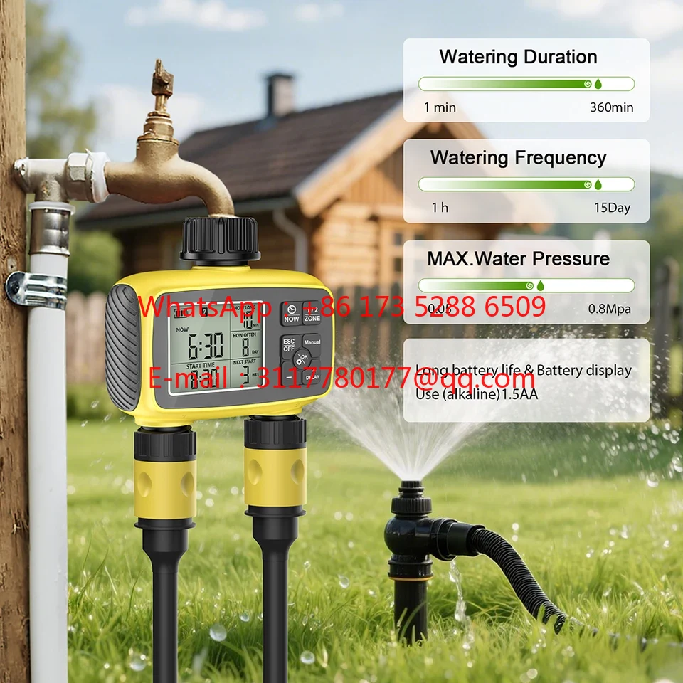WAP01  Large Screen Display Ga - Smart Garden Timer ulasan dan harga