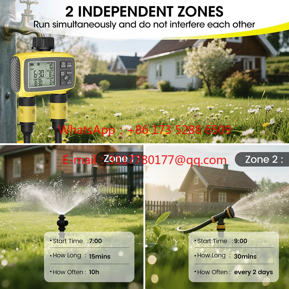 WAP01  Large Screen Display Ga - Smart Garden Timer ulasan dan harga