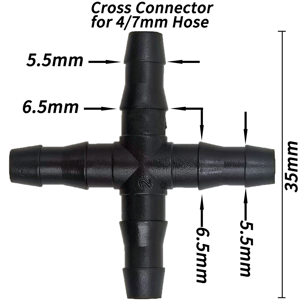 WUJIE 10-100PCS 1/4'' Cross Co - Smart Garden Hub ulasan dan harga