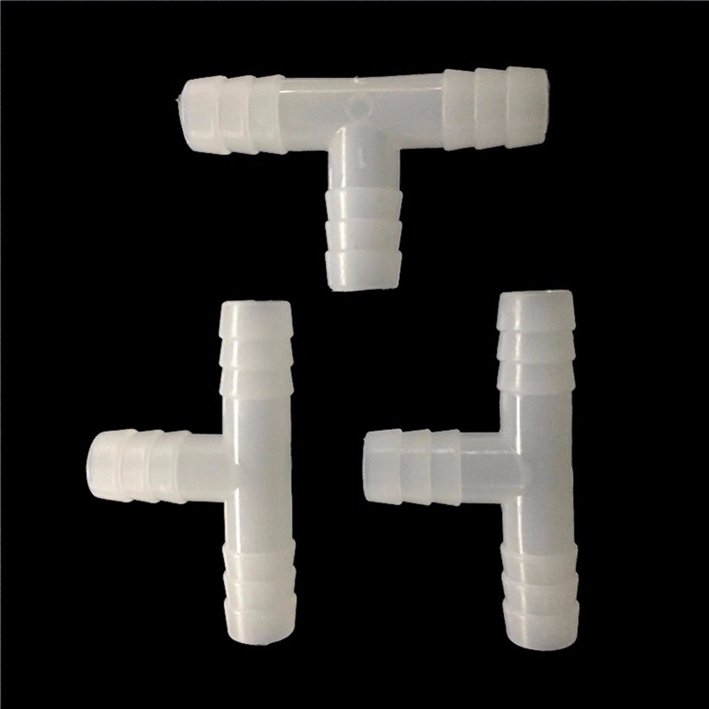 50 pcs 8mm barbed Tee connecto - Smart Garden Hub ulasan dan harga