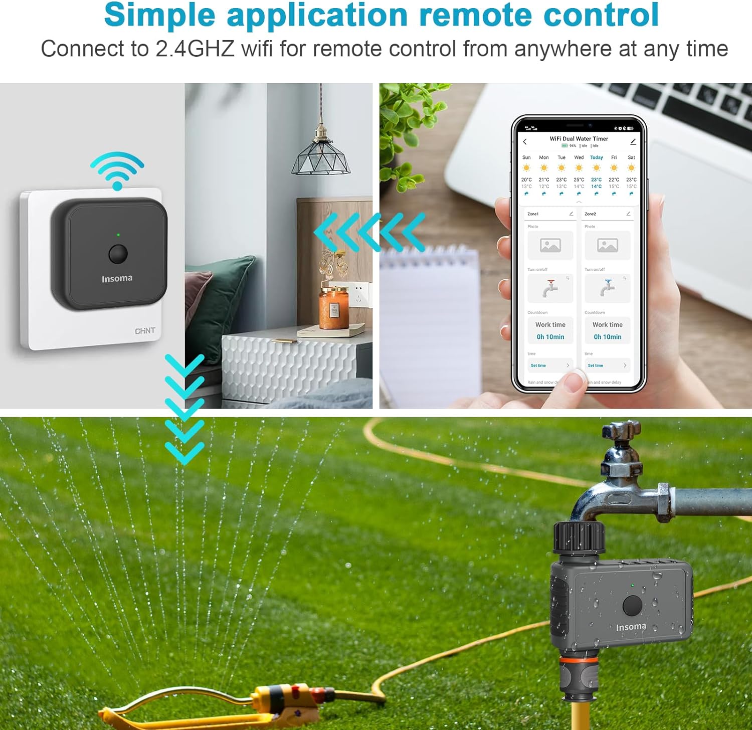 Insoma Wifi Automatic Sprinkle - Smart Garden Keeper ulasan dan harga