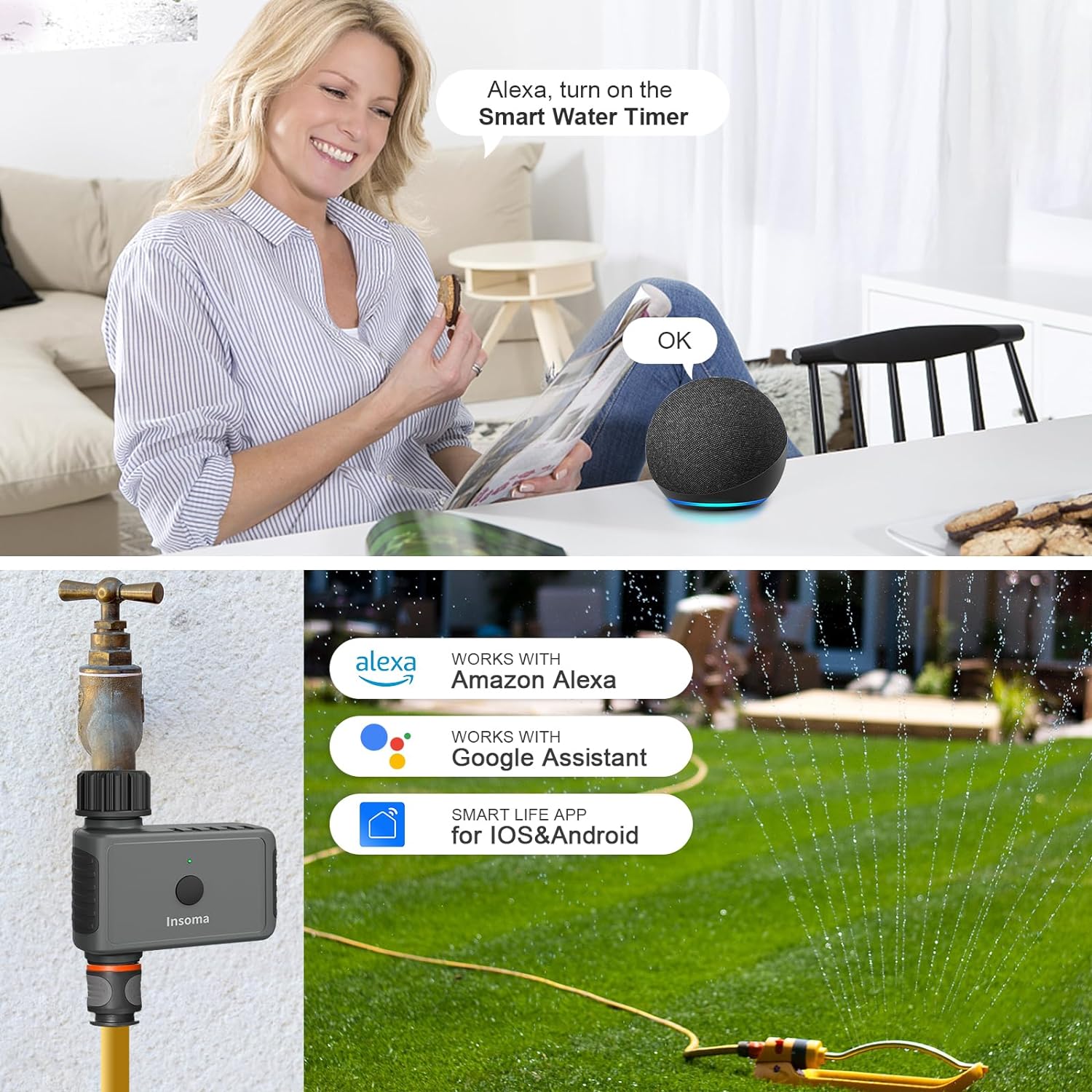 Insoma Wifi Automatic Sprinkle - Smart Garden Keeper ulasan dan harga