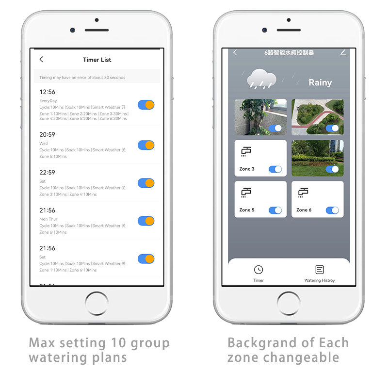 6 Zone WIFI Connect Tuya Smart - Smart Garden Keeper ulasan dan harga