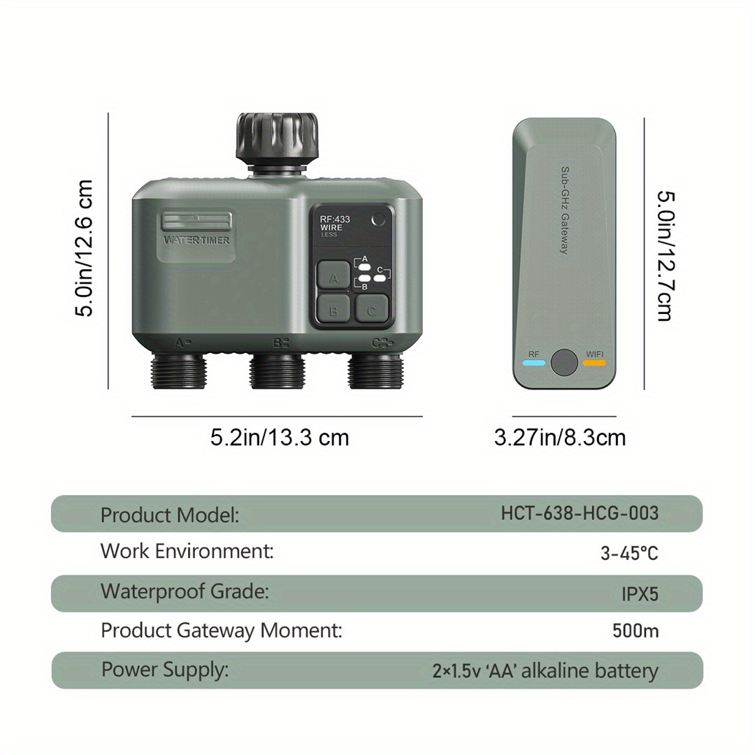 Eshico Smart Sprinkler Timer:  - Smart Garden Zone ulasan dan harga
