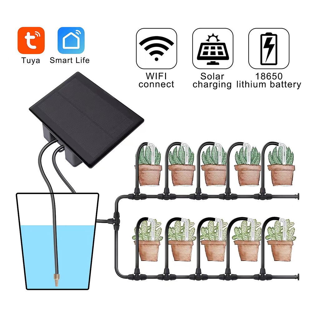 Tuya WiFi Solar Water Pump Tim - Smart Garden Keeper ulasan dan harga
