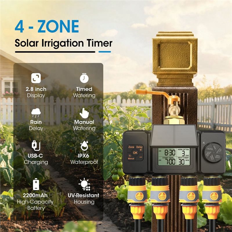 Solar Irrigation Timer For Gar - Smart Garden Zone ulasan dan harga