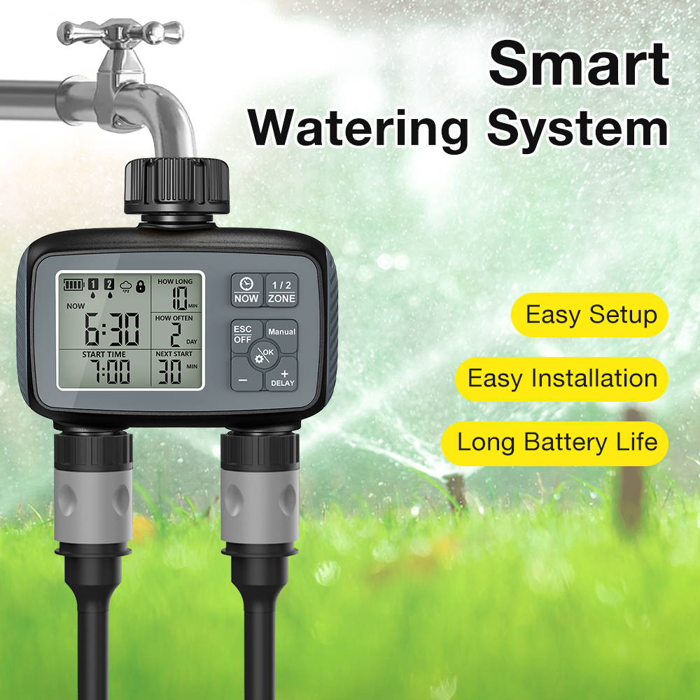 Smart Water Timer 2-Zone Sprin - Smart Garden Zone ulasan dan harga
